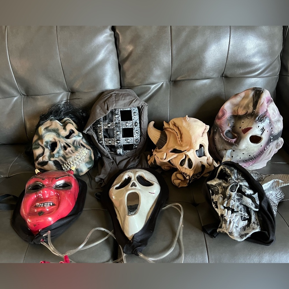 Halloween Masks 7 of them